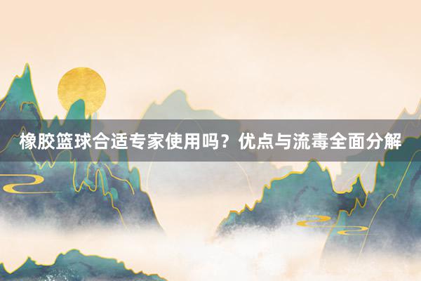 橡胶篮球合适专家使用吗？优点与流毒全面分解